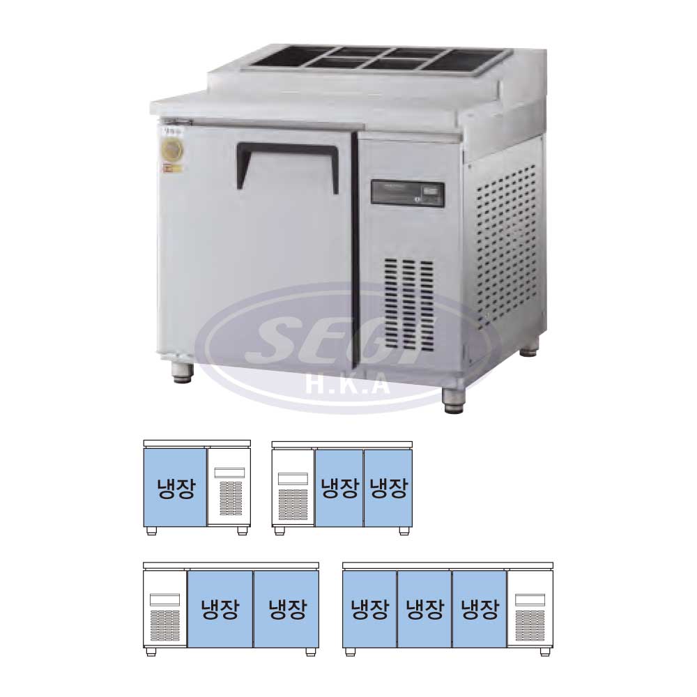 고급형 간냉식 토핑테이블